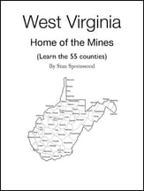West Virginia Home of the Mines Unison choral sheet music cover